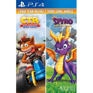 Crash Team Racing Nitro-Fueled + Spyro Game Bundle PS4